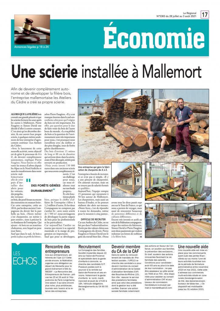 Scierie Val Durance, près de Cavaillon à Mallemort: découpe et rabotage pour vos bois d'oeuvre, de coffrage, charpente