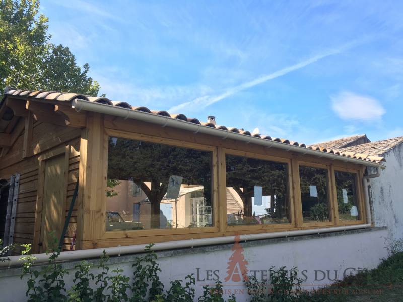Fabrication d'une extension à ossature bois sur mesure à Aix en Provence dans le 13