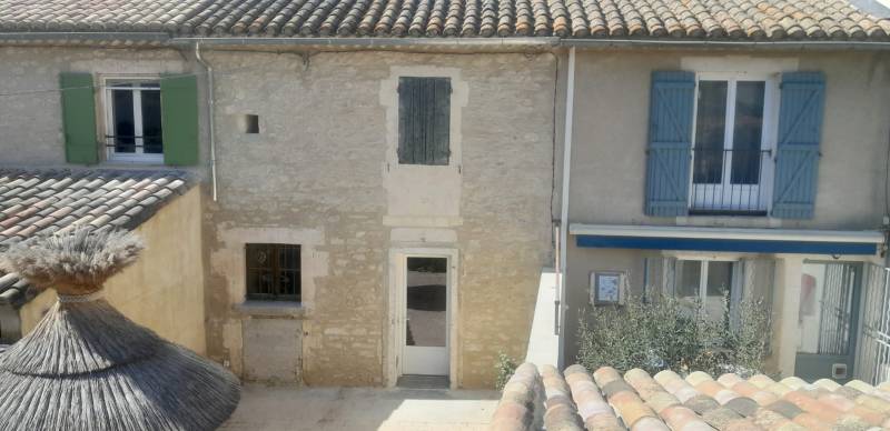 Rénovation d'une façade et réalisation d'un abri terrasse à Saint-Rémy-de-Provence (13)
